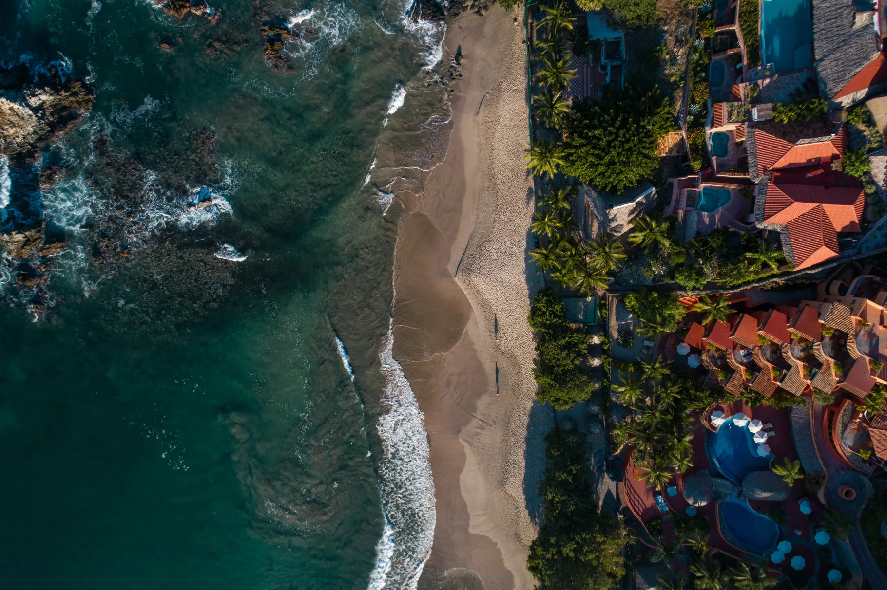 Vida junto al mar en Zihuatanejo